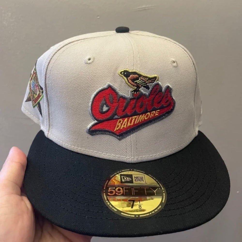 Myfitteds Baltimore orioles Ozzy osbourne blizzard of ozz inspired size 7 1/8 br